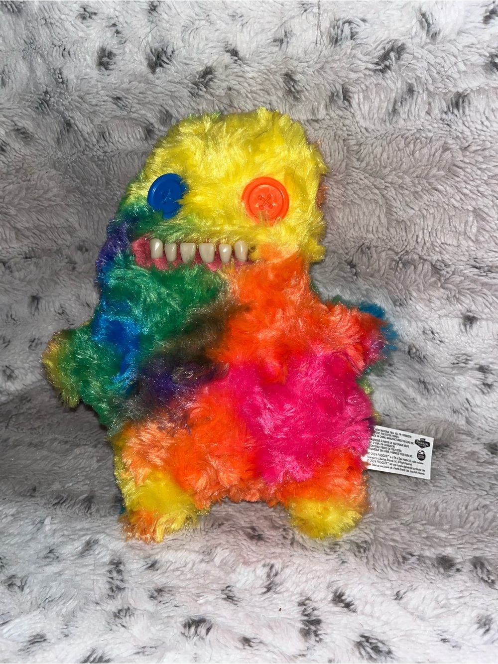 Zuru Fuggler Big Fugg Multi Rainbow Monster Sir Splodge A Lot 🌈